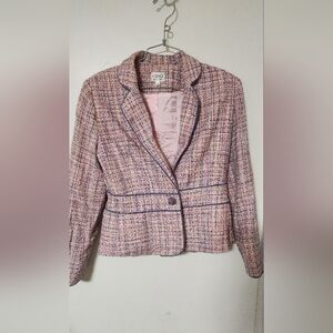 Cleo Women's Blush Tweed Blazer